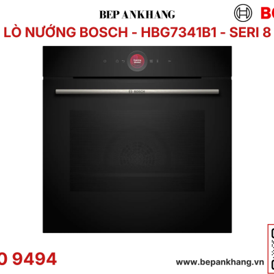 Lò nướng âm tủ Bosch - HBG7341B1 - Series 8 - Nhập khẩu Đức 